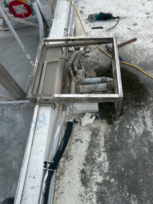 岡山區懷德路屋頂聚脲防水 055