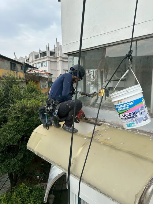 鳥松區圓山路外牆防水 057