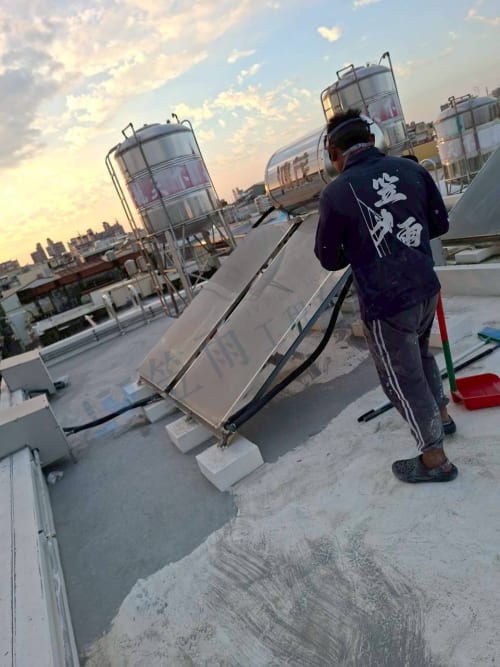 岡山區懷德路屋頂聚脲防水 060