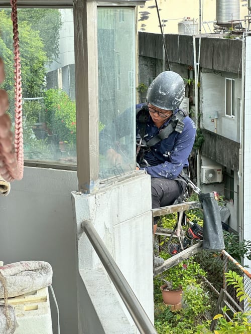 鳥松區圓山路外牆防水 067