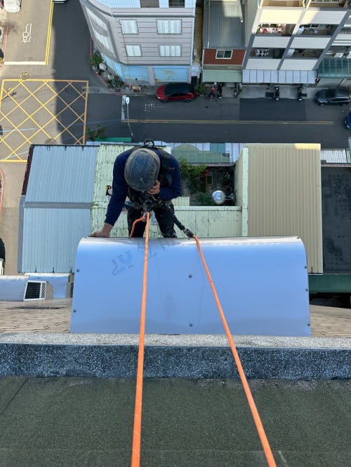 天興街雨遮更換工程 068