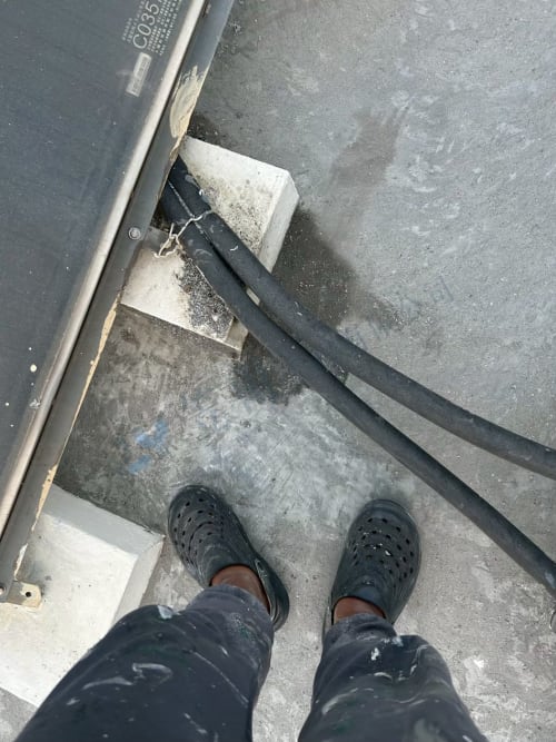岡山區懷德路屋頂聚脲防水 070