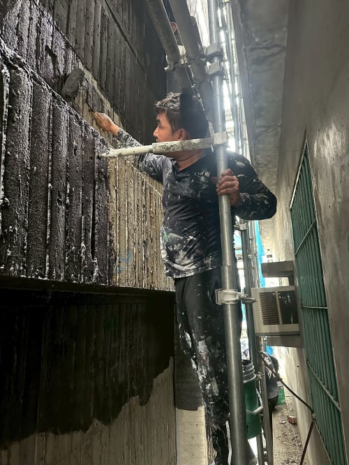 左營區新中街新建案防水 073