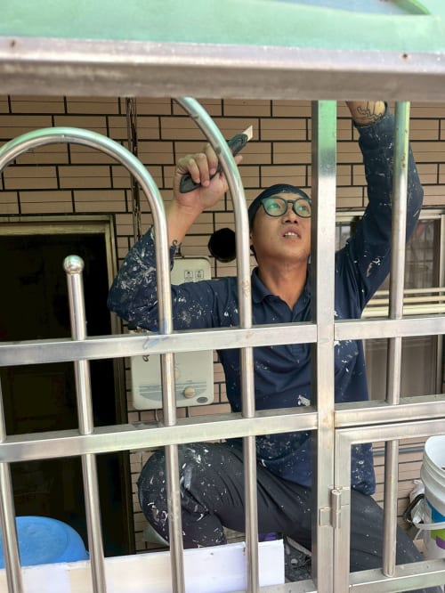 天興街雨遮更換工程 082