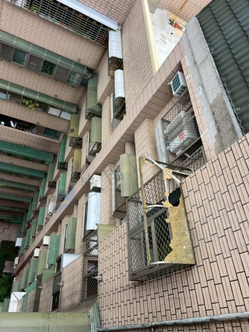 天興街雨遮更換工程 086