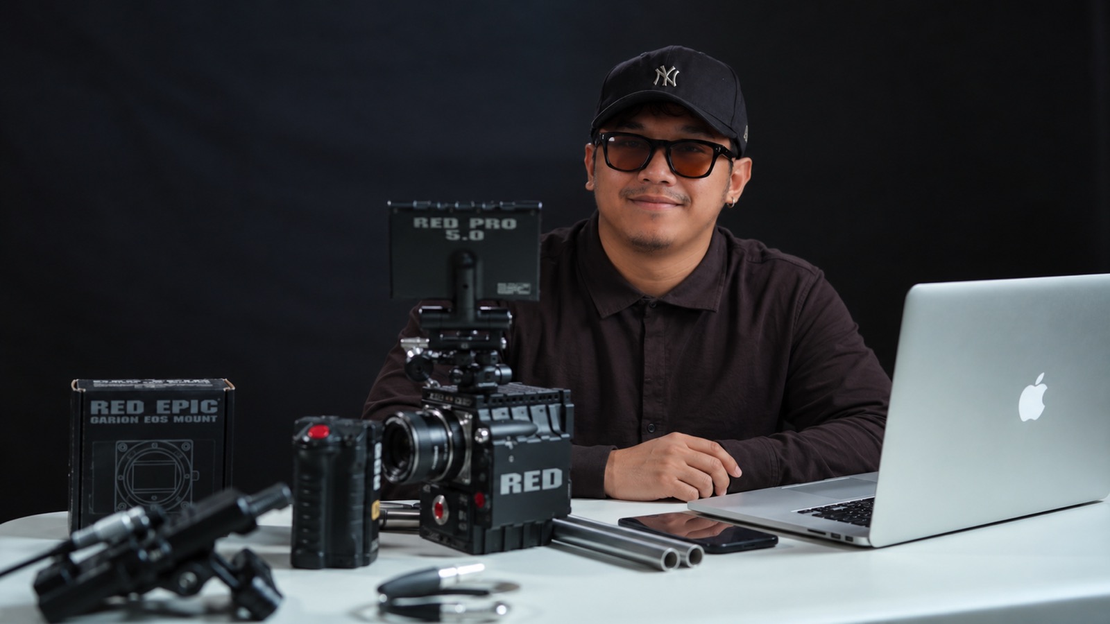 Chandra Amin, project manager dan director of photography Mfalme Studio