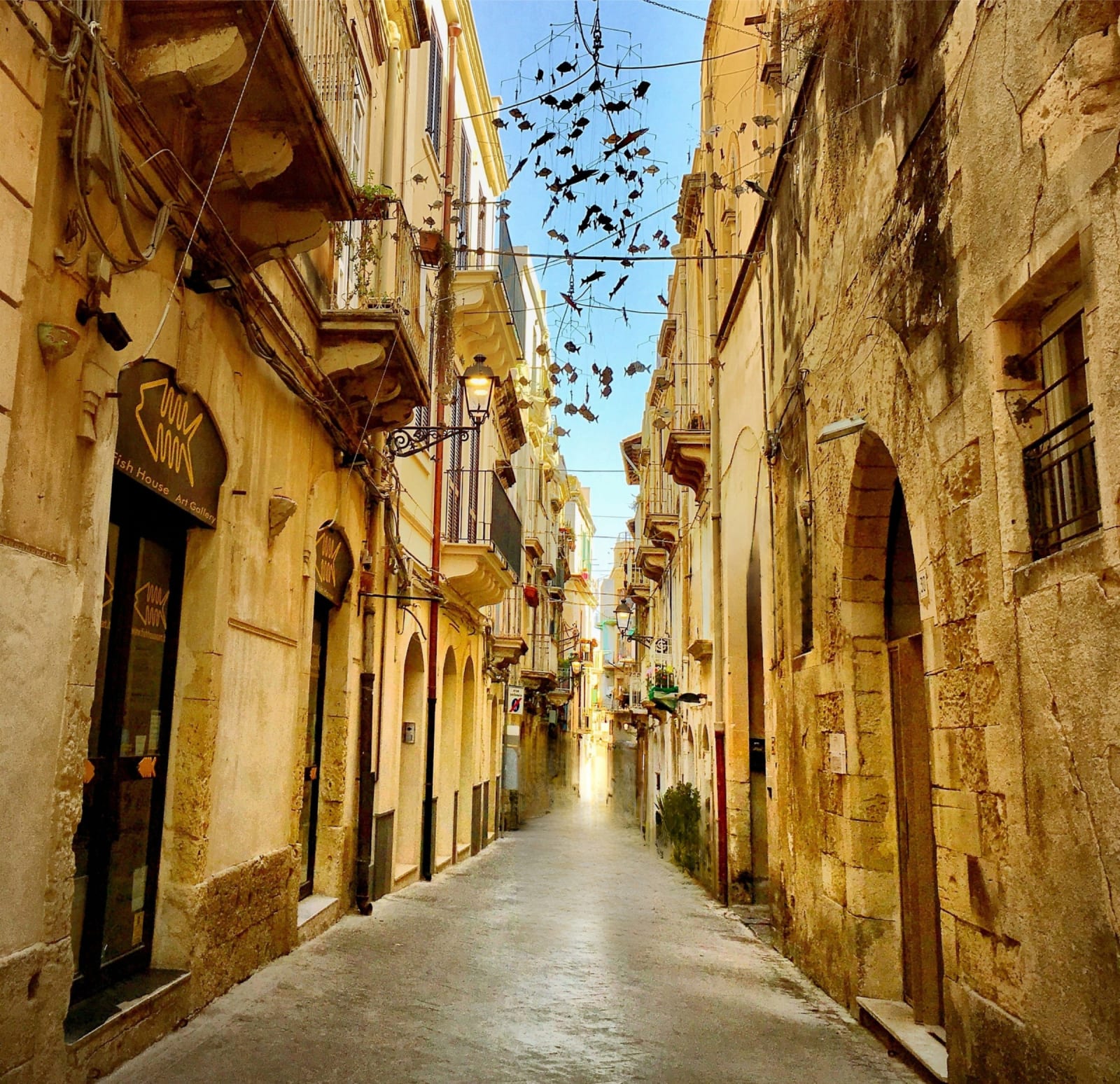 Scorcio di un vicolo di Ortigia