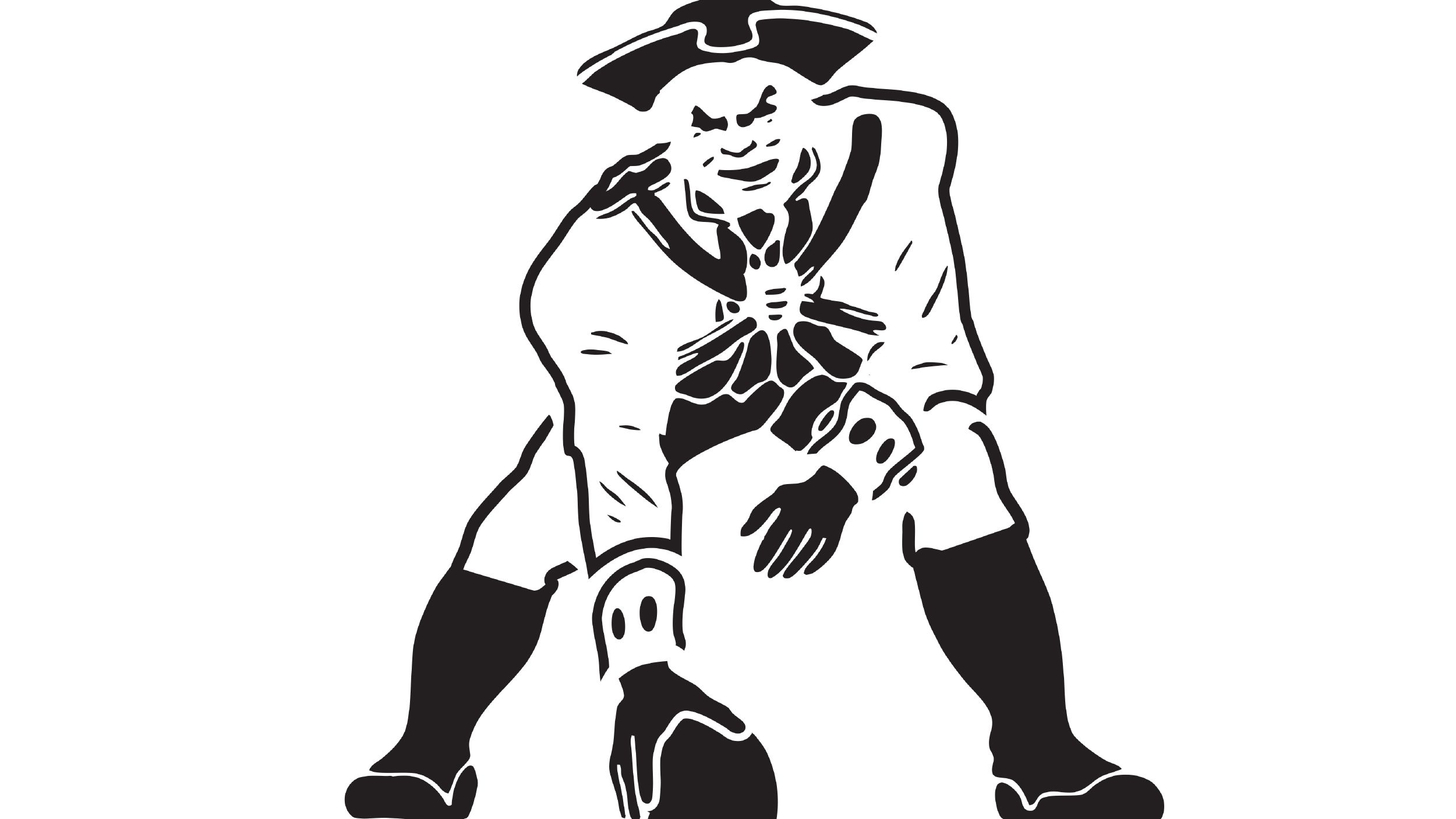 old patriots logo outline