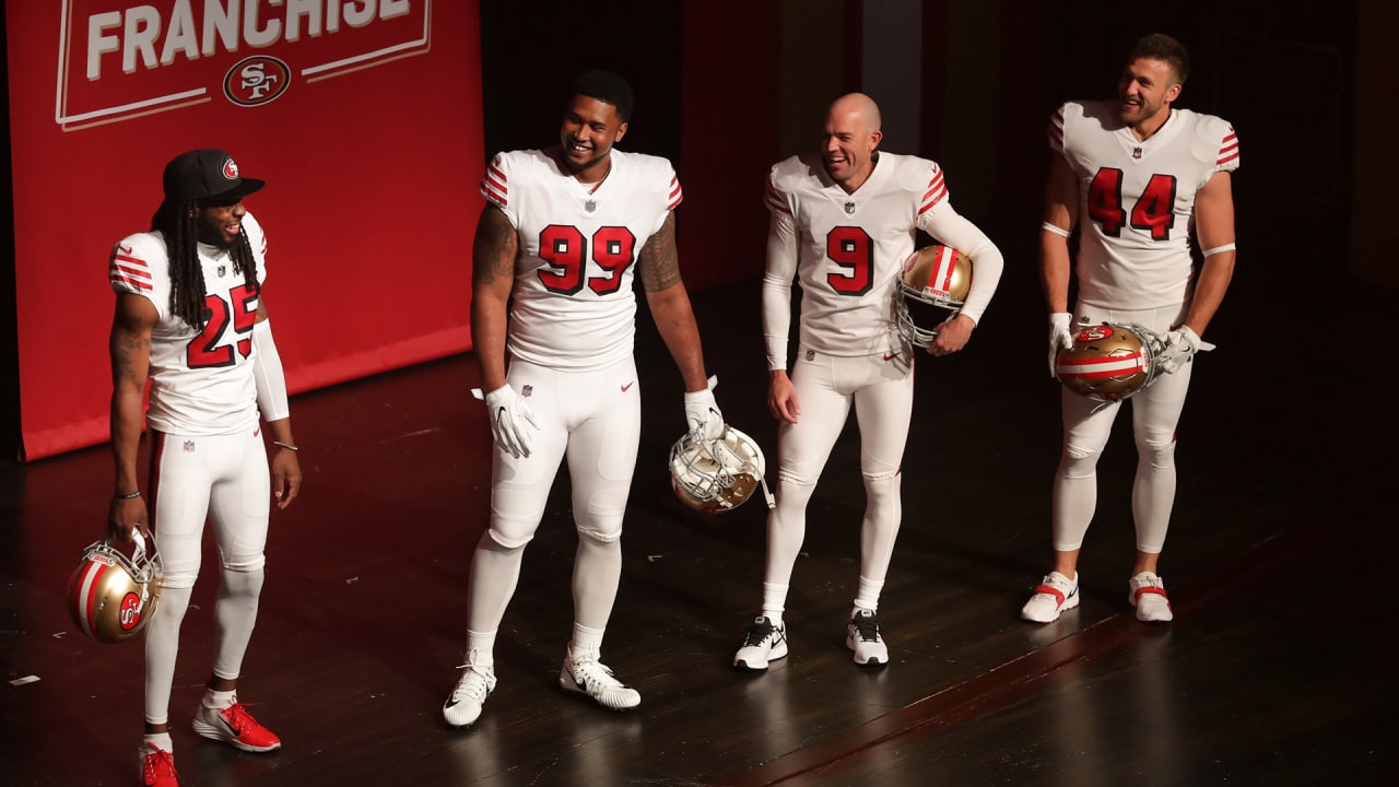 49ers Unveil Alternate "Throwback" Uniforms at Annual State of the