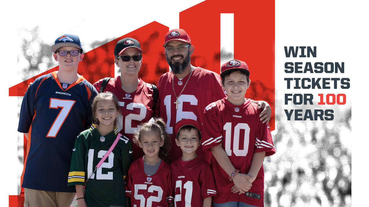 How fans can enter to win season tickets for 100 years through NFL's “ Tickets for 100” contest