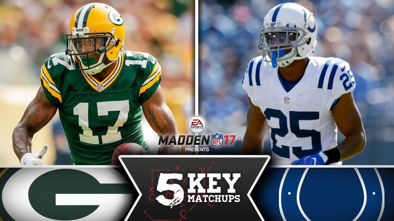 Packers vs. Colts Five key matchups