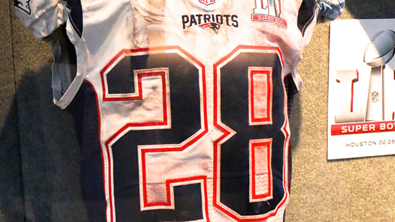 patriots game worn jersey