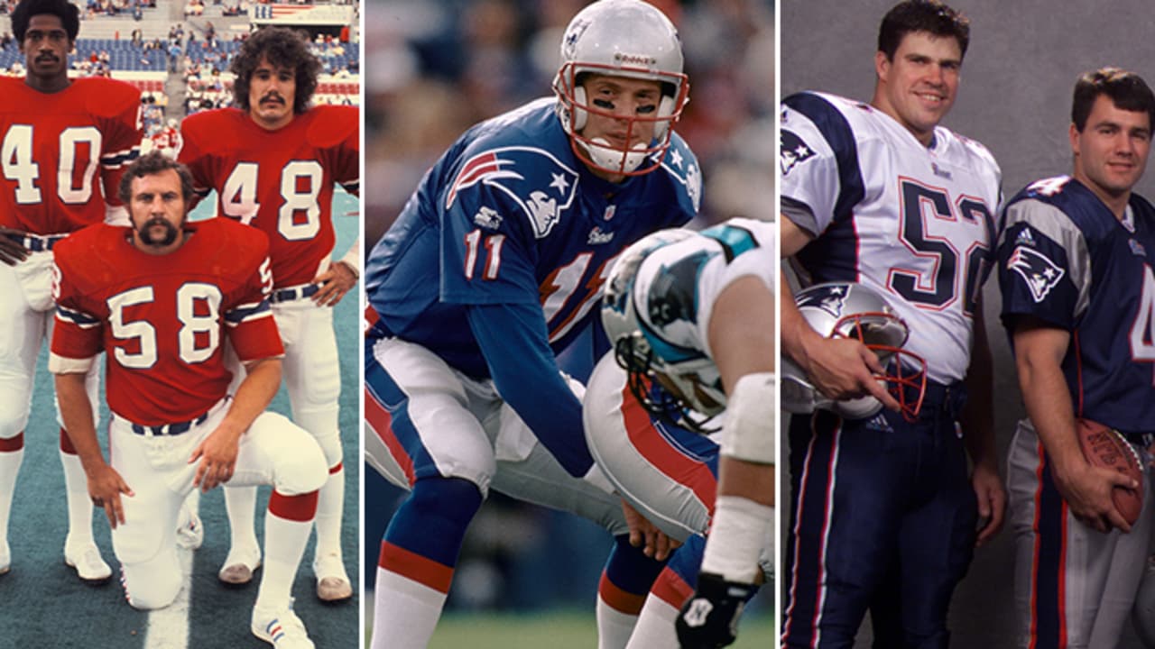 patriots jerseys through the years