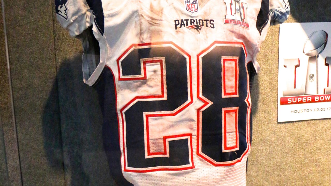 patriots game worn jersey