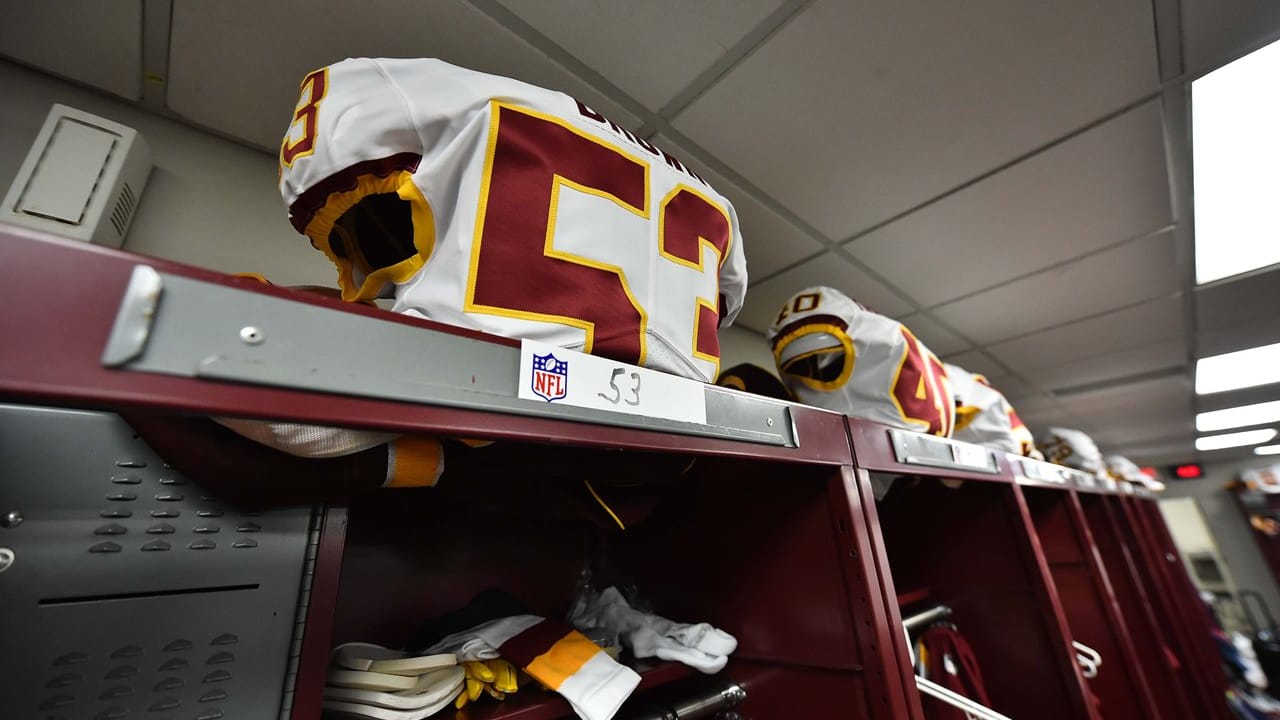 Redskins Set Up Locker Room For Saints Game