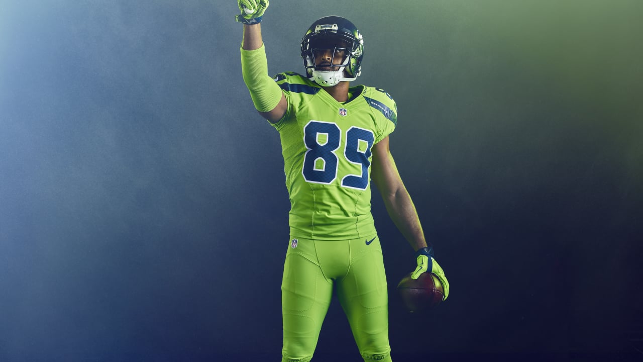 seattle seahawks neon green jersey