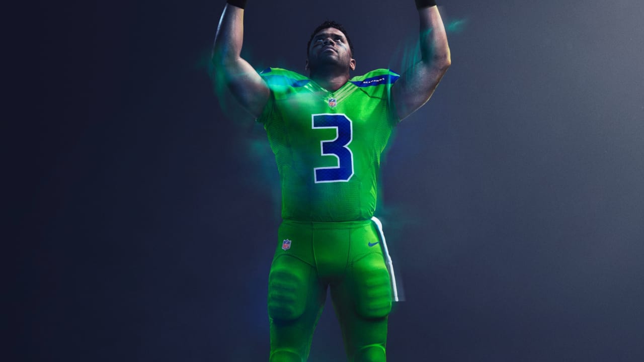 what color is seattle seahawks home jersey