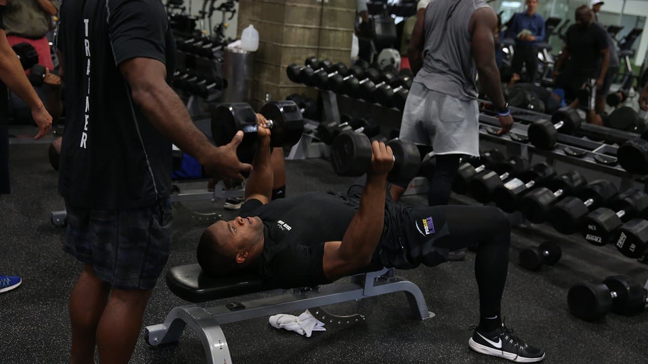 Hunter�s Offseason Workouts With Peterson