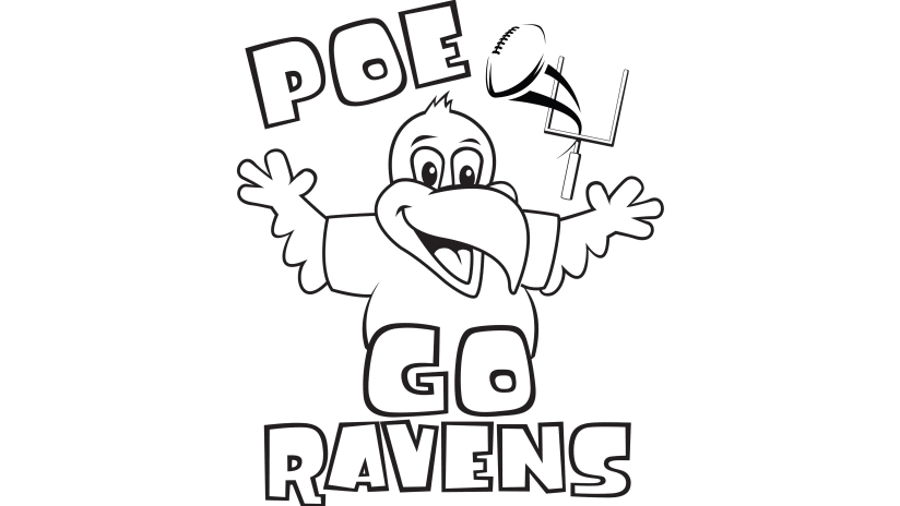 Download Baltimore Ravens Logo Coloring Page