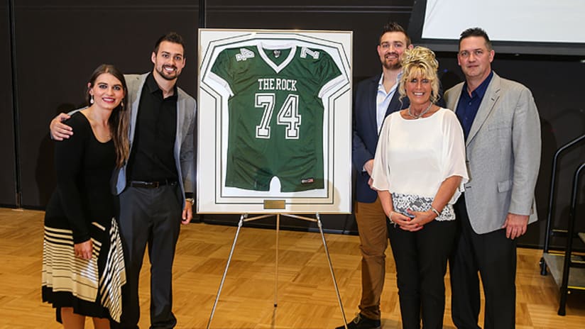 Jersey Retired by Slippery Rock 