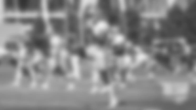 Camp Highlight: Jimmy Garoppolo Finds Marquise Goodwin Open Down the Sideline
