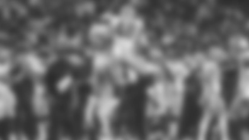 D.J. Jones Knocks the Ball Free, Fred Warner Recovers the Fumble