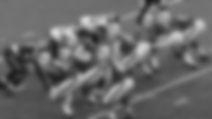 Brownie Point: Nick O'Leary Key Block on 4th Down