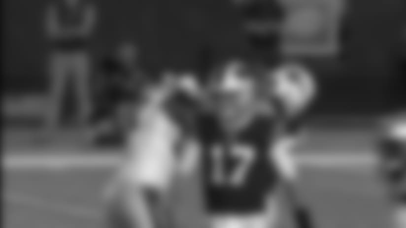 Josh Allen completes his first pass as a Buffalo Bill