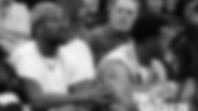 The Squeeze: Von Miller and Demaryius Thomas take in a Nuggets game