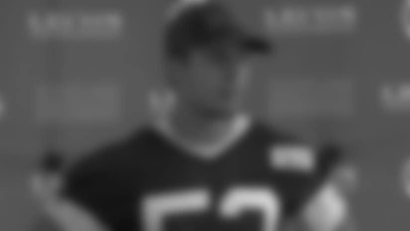 Joe Schobert: I'm in the middle setting the defense and making the calls