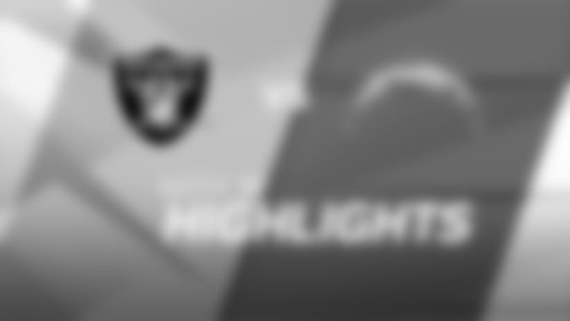 Watch: Raiders vs. Chargers Game Highlights