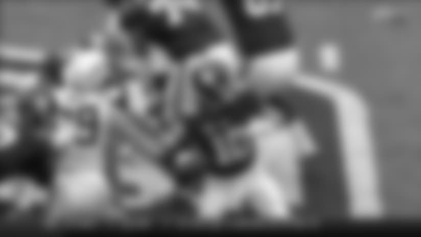 Joey Bosa Knocks the Ball out of Eli Manning's Hand