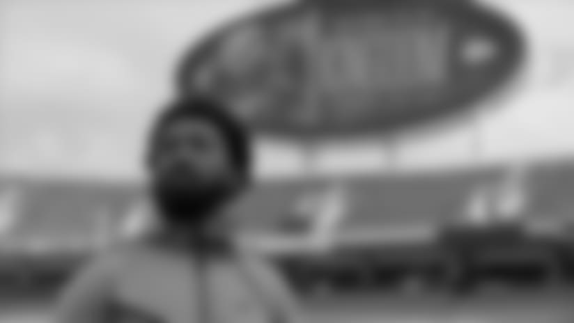 Kendall Fuller Tours Arrowhead Stadium