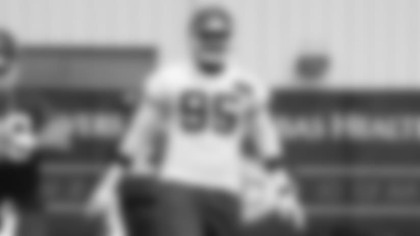 Chris Jones Wired during Minicamp