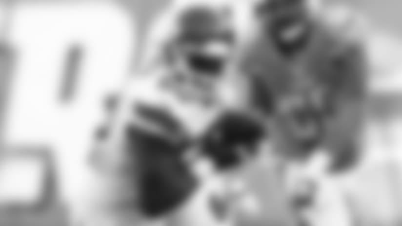 Justin Houston with the Pick Six