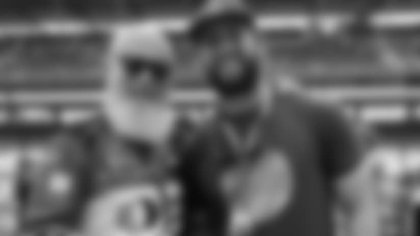 David Letterman, Andrew Luck Catch Up At Indianapolis Motor Speedway