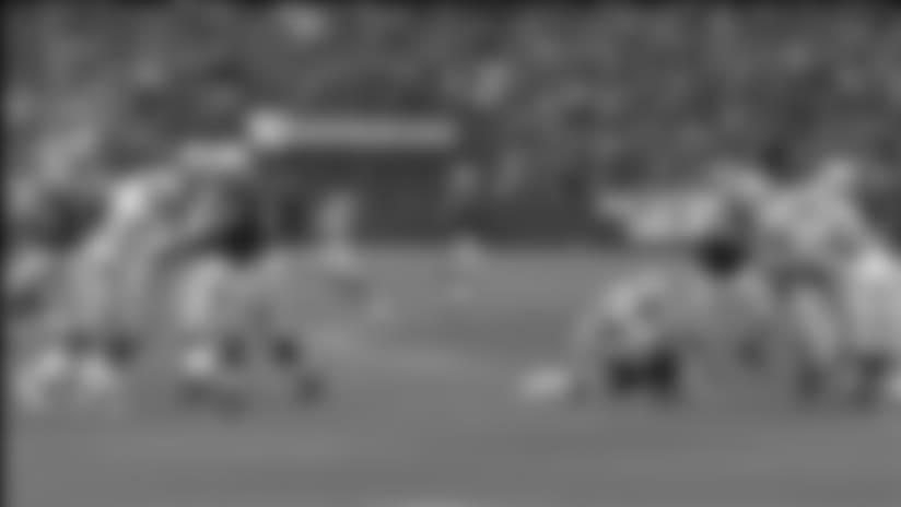 Lee Causes Fumble, Hatcher Recovers