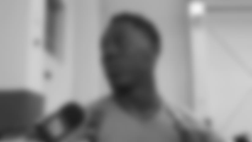 Wayne Gallman speaks about receiving consistent repsÂ
