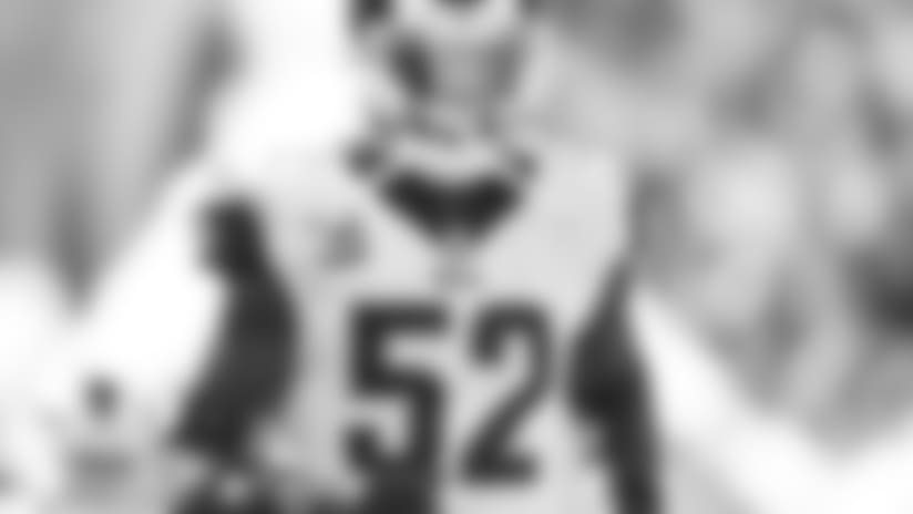 Ogletree, Woods, Barwin All Questionable for Sunday vs. Eagles