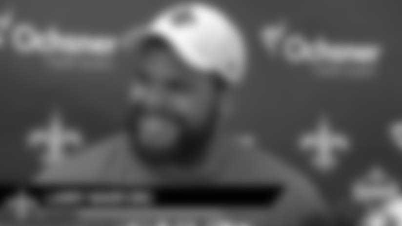 Larry Warford Training Camp Media Availability - August 13