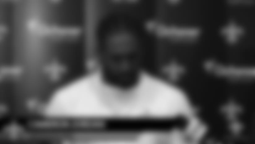 Cam Jordan Training Camp Media Availability - August 19