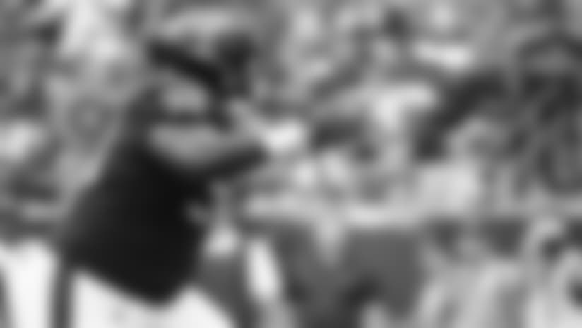 D.J. Reader played while sick, gets game ball