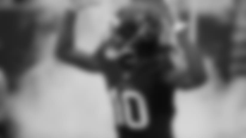 According to WR coach John Perry, the quest to improve never ends for DeAndre Hopkins.