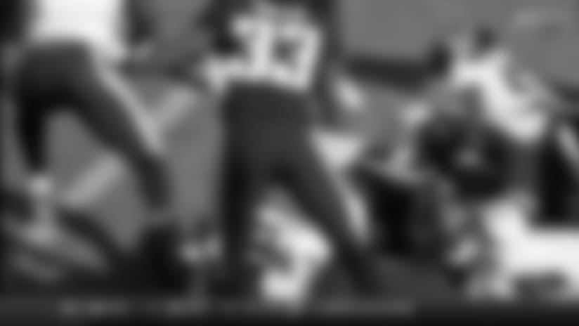 HIGHLIGHTS: Alfred Blue forces fumble