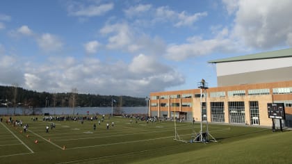 An aerial view of the Virginia Mason Athletic Center, Wednesday, July 14,  2021, in Renton, Wash. The facility is the Seattle Seahawks headquarters  and practice facility. (Photo by Image of Sport/Sipa USA