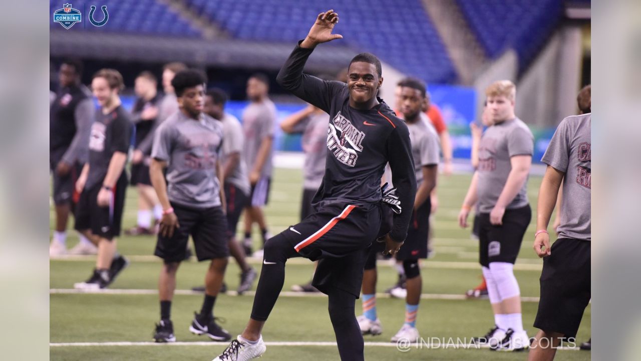 High School Players Test Their Skills At Nfl Combine