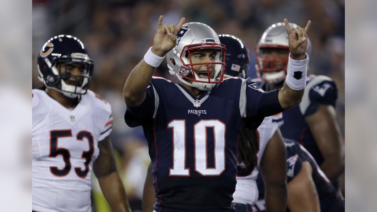 Patriots 23, Bears 22: Tom Brady out, Jimmy Garoppolo gets