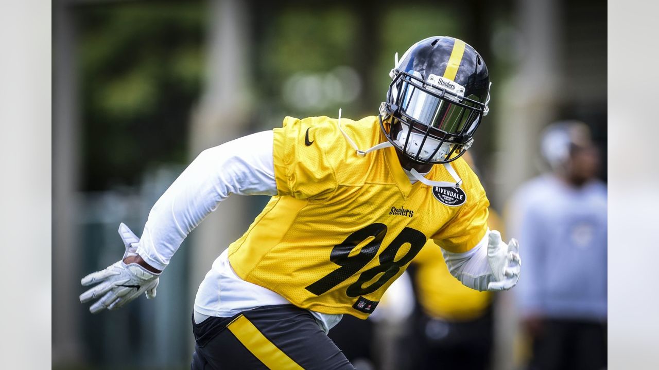 Vince Williams wears Ryan Shazier's jersey in practice