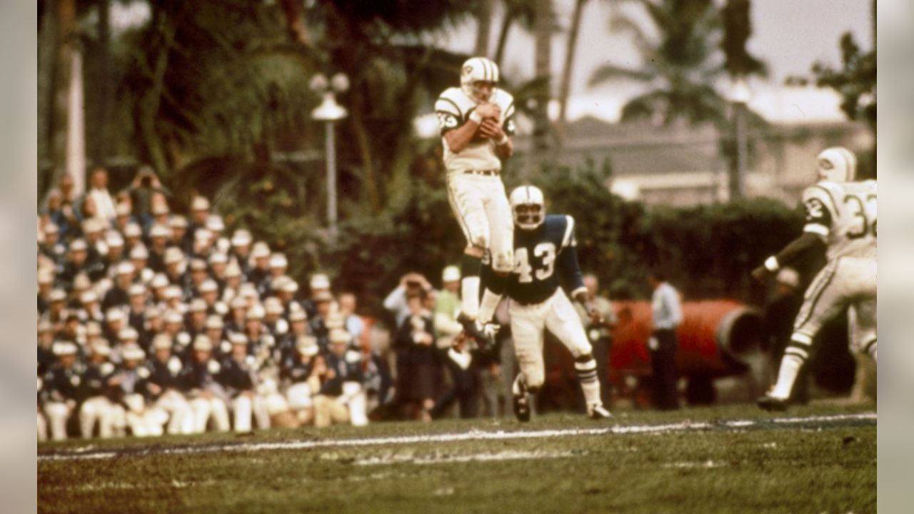 New York Jets - Don Maynard didn't catch a pass in Super Bowl III