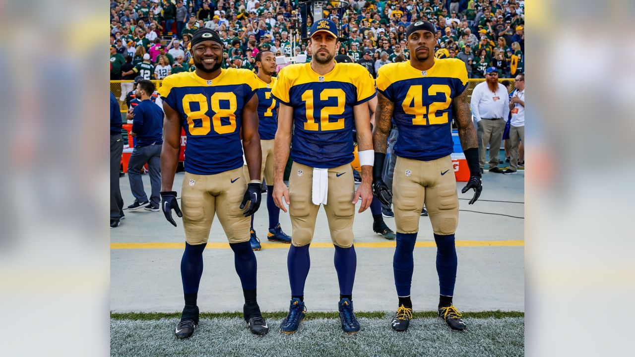 packers old school uniforms